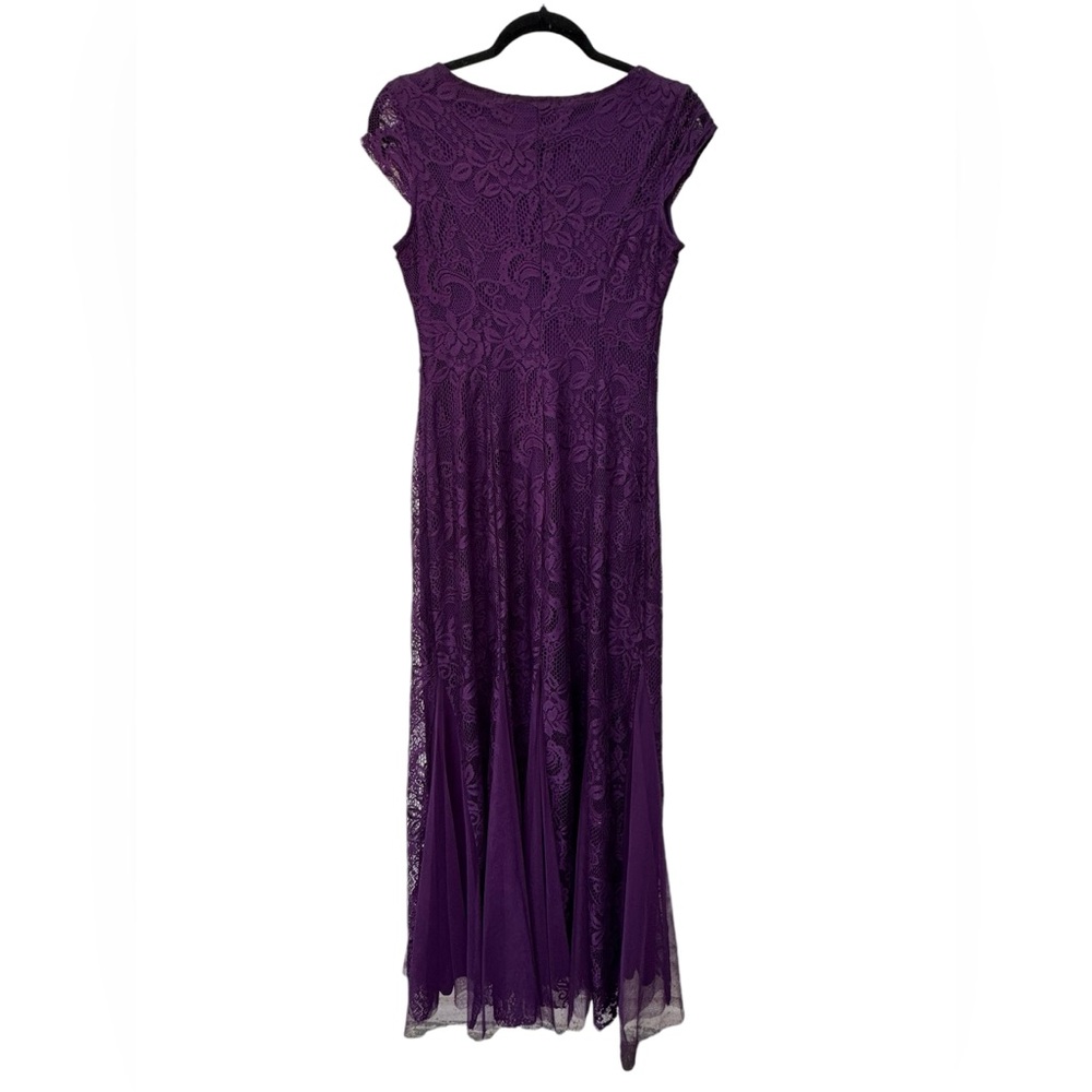 Candelite Purple Floral Formal Dress size Small - Picture 3 of 9